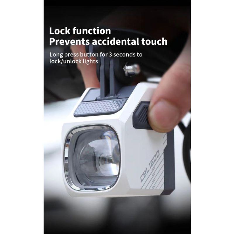 Magicshine CBL1600 Lumière de Vélo Brillante 1600 Lumen pour Vélo VTT Accessoires de Vélo Sécurité Cycliste