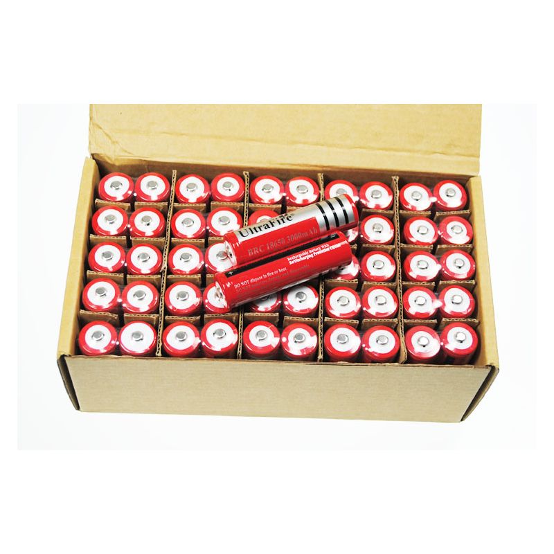 Batterie rechargeable Ultrafire BRC 3000MAH Li-ion Haute capacité Grande autonomie Accumulateur fiable