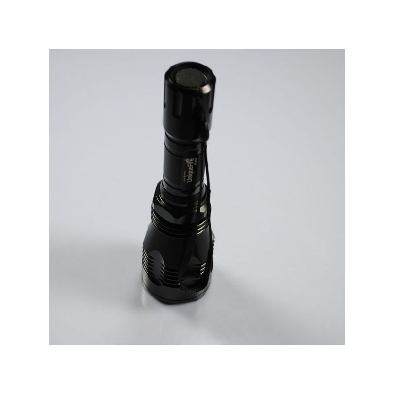 Lampe de poche LED Uniquefire HS-802 robuste alliage d'aluminium lumière verte exploration nocturne activités outdoor