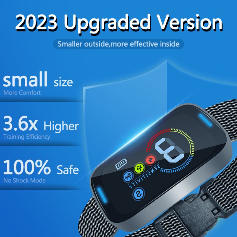 Collier d'Entraînement Ultrasonique Dispositif Anti-aboiement pour Chien Léger Solution d'Entraînement Innovante