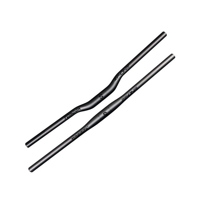 Guidon TOLOOKING ZF-ONE Vélo en Fibre de Carbone 31.8mm Noir Mat Largeur 580-760mm Haute Qualité Cyclisme