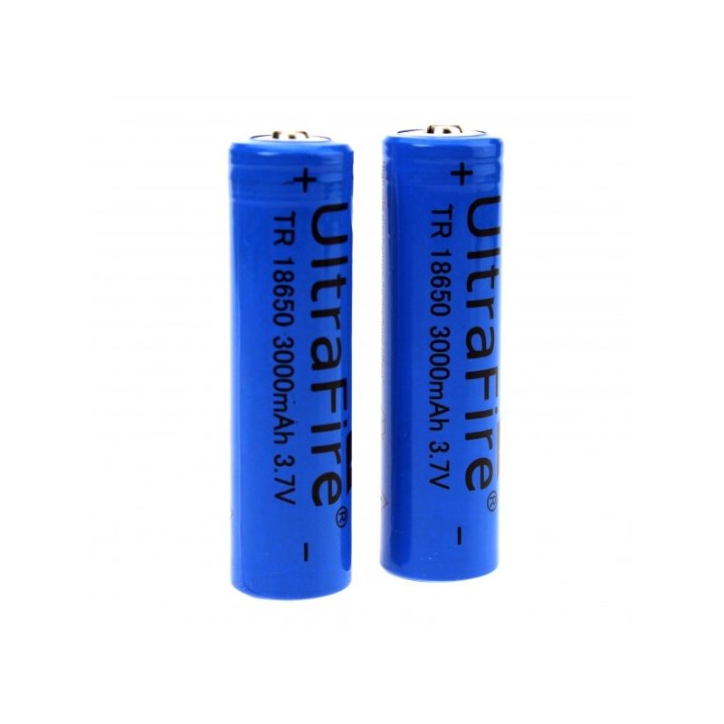 Batteries rechargeables Ultrafire TR 3000mAh 3.7V Li-ion haute capacité recharge rapide solution énergétique