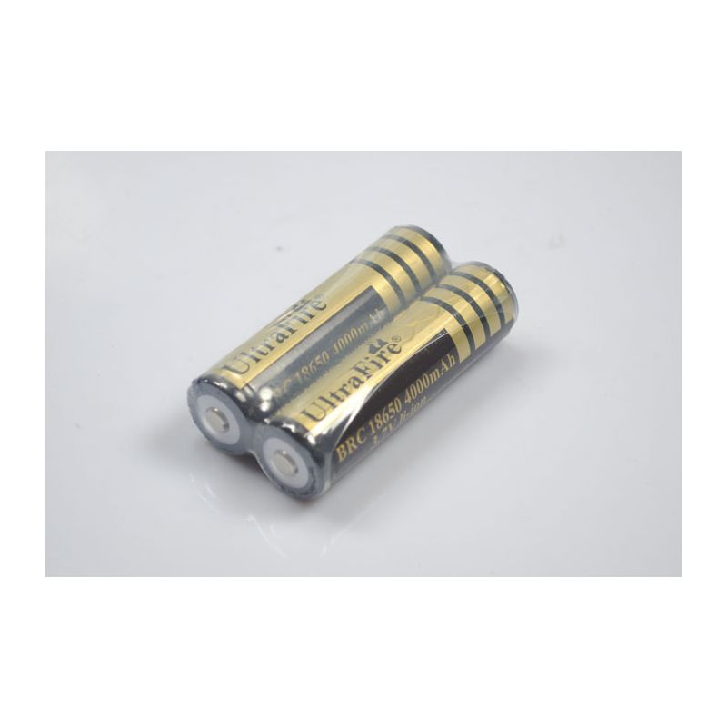 Batteries Rechargeables Li-ion Ultrafire BRC 4000MAH 18650 Sécurité Maximisée Haute Capacité Livraison Rapide
