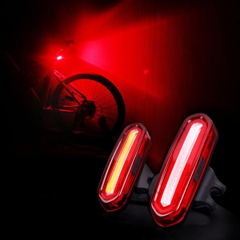 Éclairage vélo LED rechargeable USB lampe COB longue autonomie sécurité cycliste et visibilité maximale