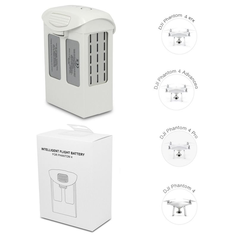 Batterie DJI Phantom 4 Series 15.2V 5870mAh Li-Po Longue Durée Accessoires Drone Photographie Aérienne