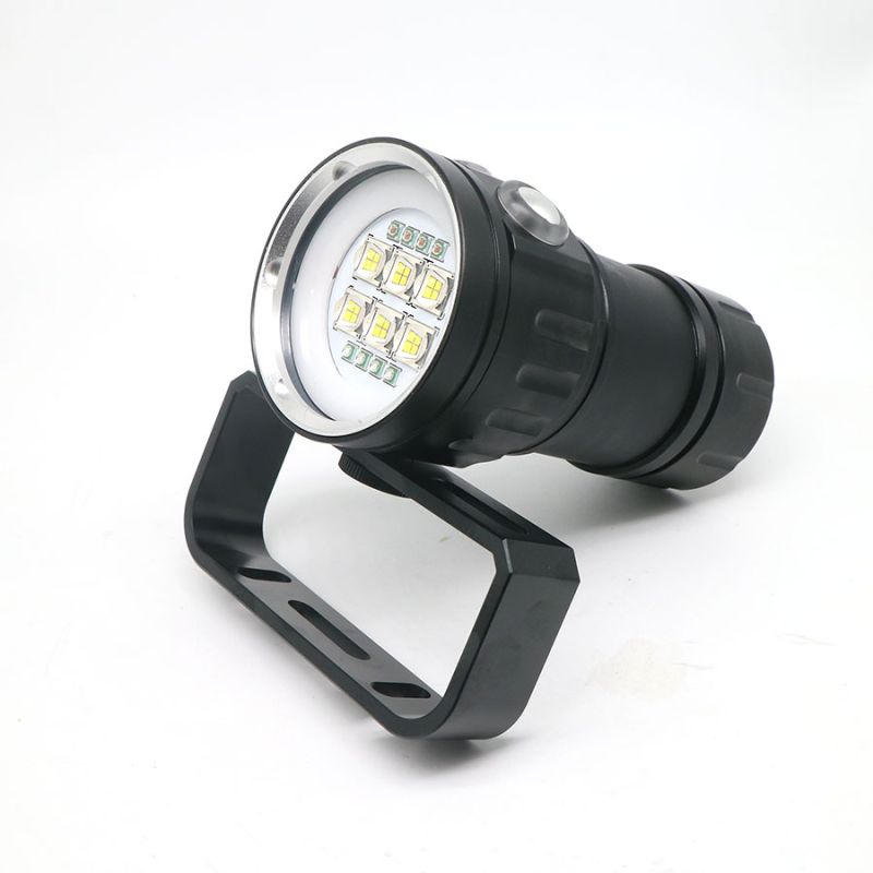 Lampe de plongée sous-marine QH14/QH27 20000 lumens avec LED pour exploration sous-marine et vie marine