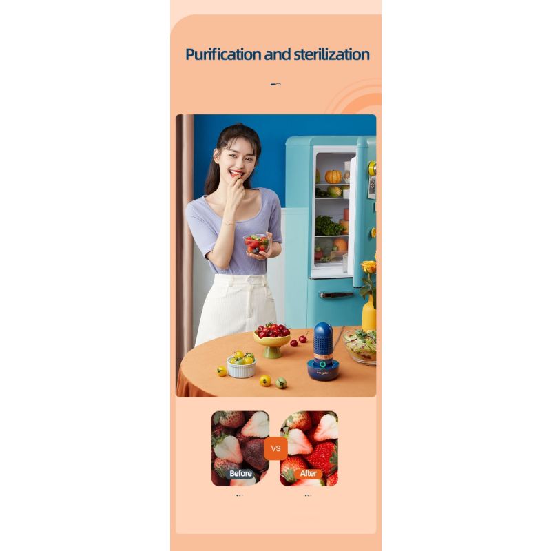 Donlim désinfectant légumes lave-vaisselle portable rechargeable sécurité alimentaire design intuitif