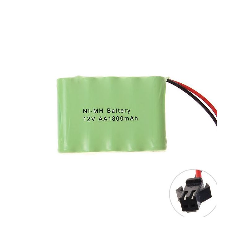 Batterie rechargeable 12V AA 1800mAh Ni-MH prise SM haute capacité solution énergétique écologique véhicules gadgets