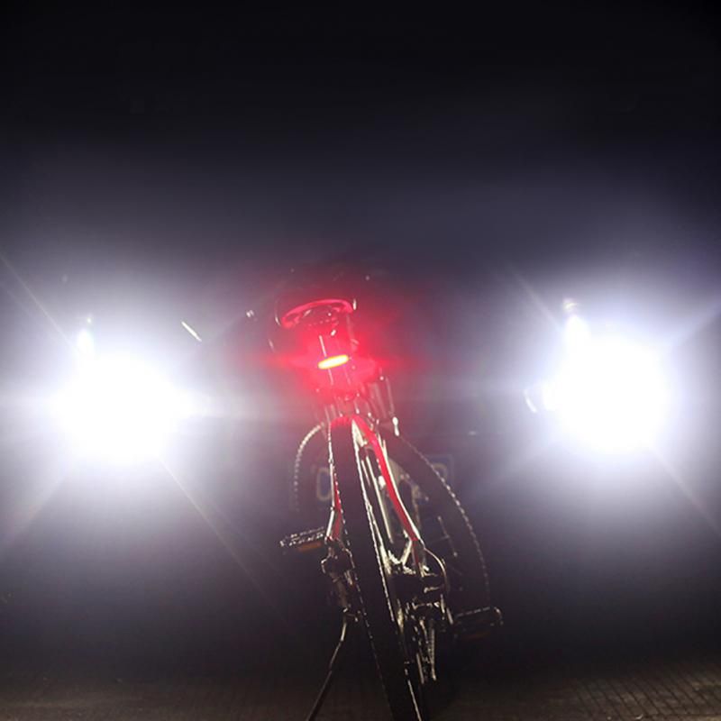 Éclairage vélo LED rechargeable USB lampe COB longue autonomie sécurité cycliste et visibilité maximale