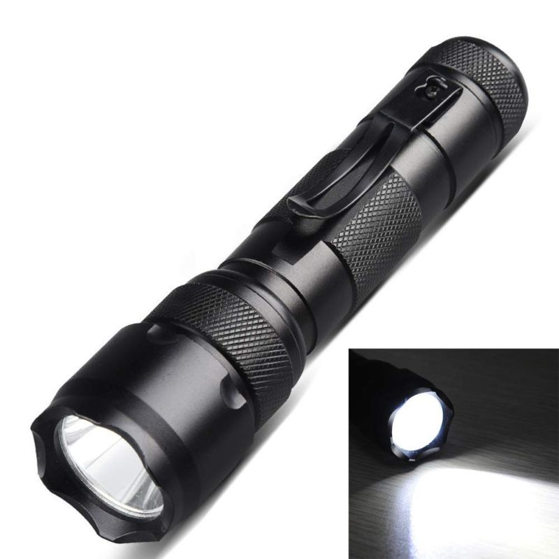 Lampe de poche LED UltraFire WF-502B.2 1600 lumens lampe tactique haute puissance 5 modes éclairage camping