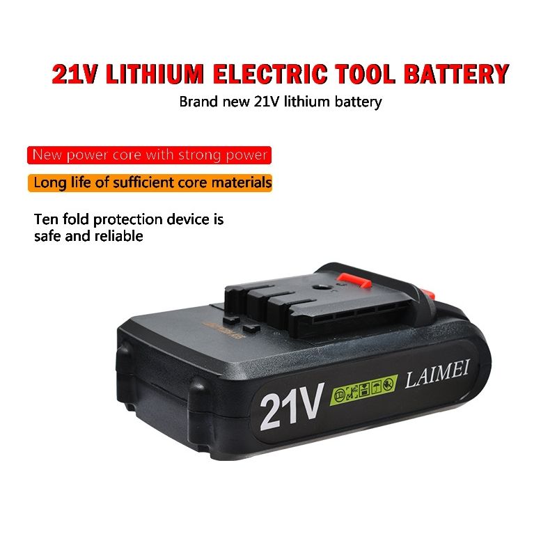 Batterie 21V Lithium haute densité énergétique pour tournevis sans fil applications professionnelles bricolage