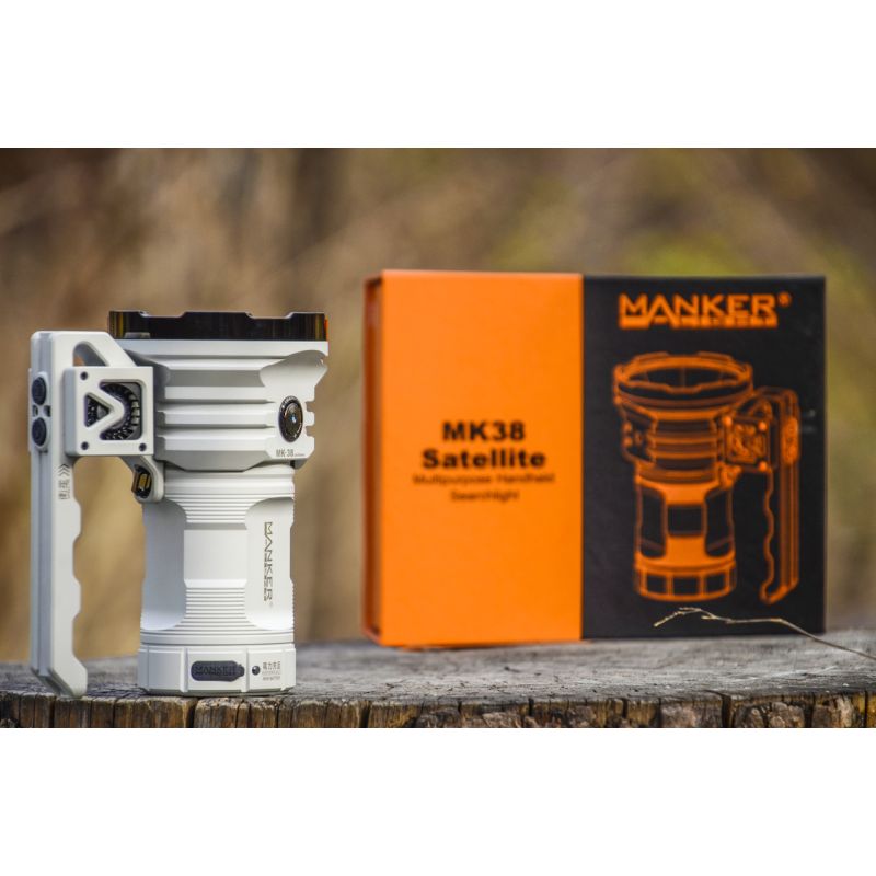 Manker MK38 Lampe de Poche LED 8x XHP70.2 41500 Lumens Projecteur Portable Éclairage Multifonction