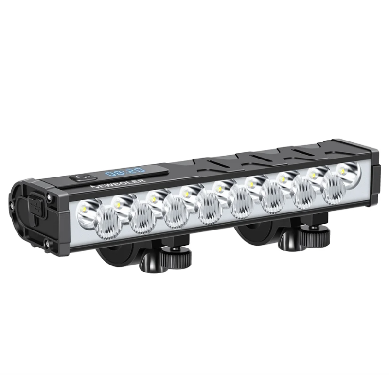 NITEBEAM Feu avant de vélo 10000 lumens lampe étanche recharge USB idéale pour VTT et cyclisme sur route