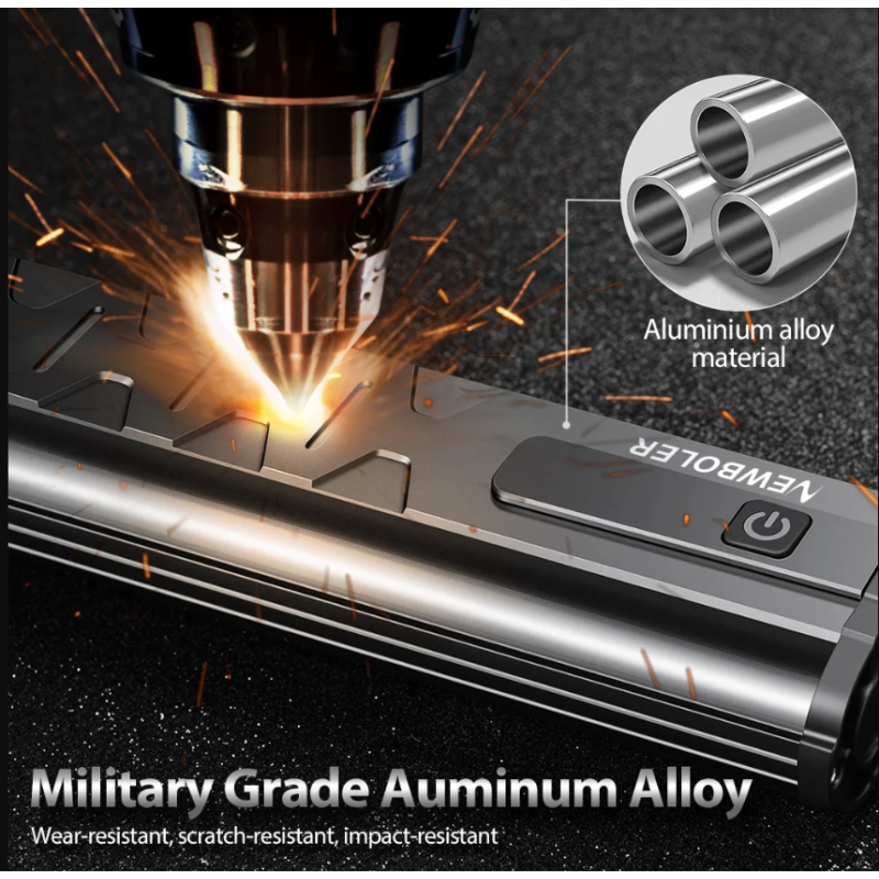 NITEBEAM Feu avant de vélo 10000 lumens lampe étanche recharge USB idéale pour VTT et cyclisme sur route