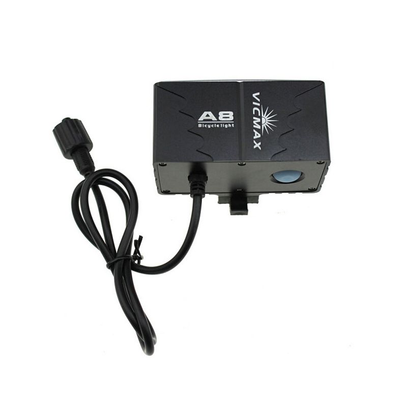 Vicmax 8L2 Lampe de Vélo 10000 Lumens avec 8 LED Étanche IP65 Fixation Polyvalente pour Visibilité Nocturne