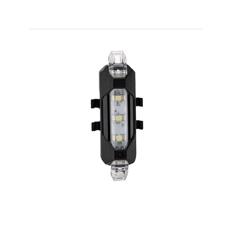 Feu arrière vélo portable USB rechargeable sécurité cycliste LED Visibilité cyclisme urbain modes flash dynamiques