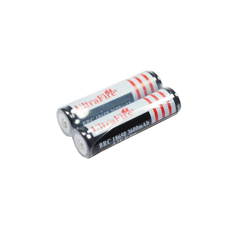 Batteries rechargeables UltraFire 3.7V 18650 3600mAh haute capacité pour appareils électroniques énergivores