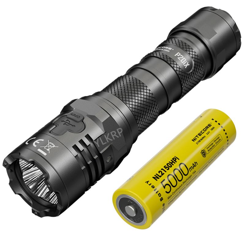 Nitecore P20IX Lampe Torche LED 4000 Lumens Haute Luminosité Rechargeable USB-C Lampe Tactique Durable
