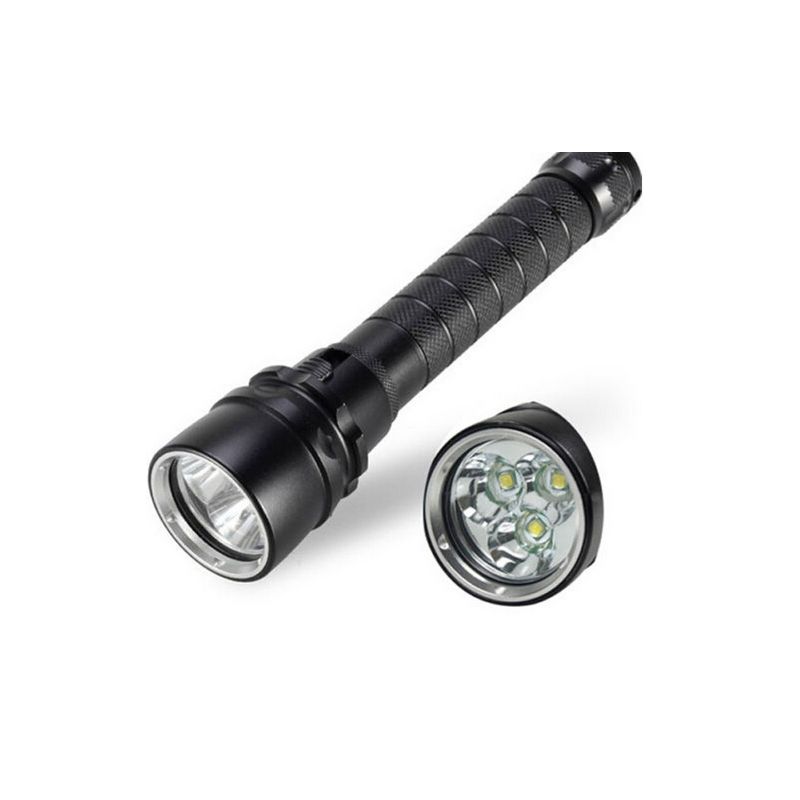 Nouvelle lampe de poche sous-marine 6000 lumens UltraFire plongée aluminimum anodisé visibilité aquatique camping