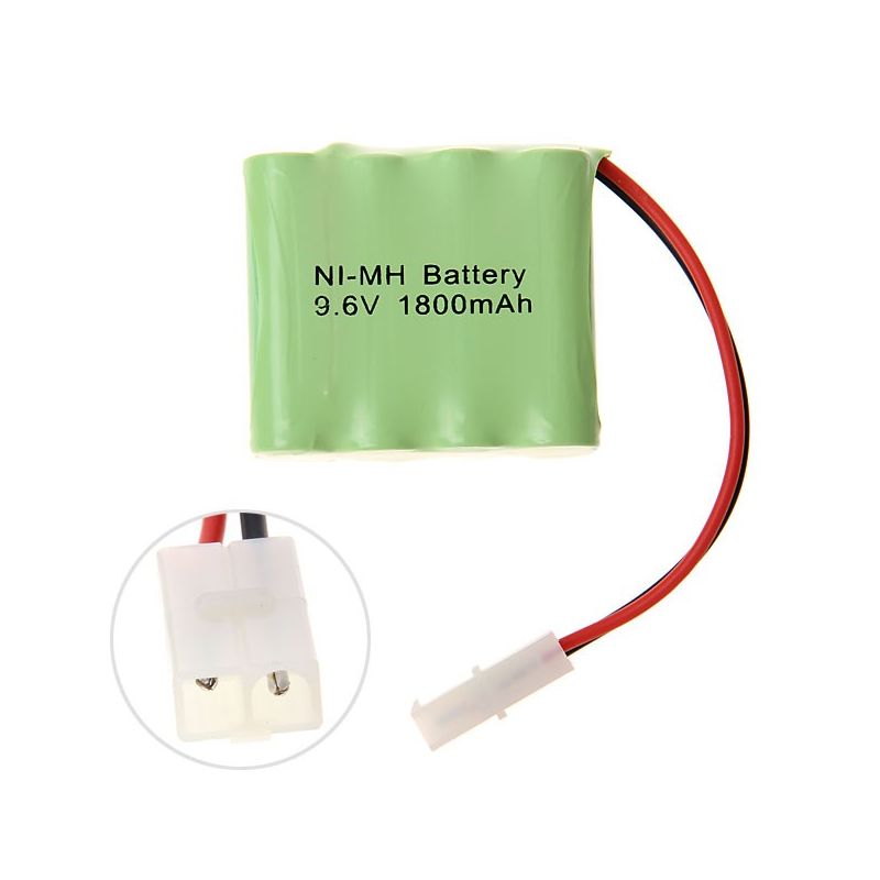 8x AA NiMH 9.6V 1800mAh Batterie Rechargeable Haute Capacité pour Voiture Jouet/Avion, Écologique