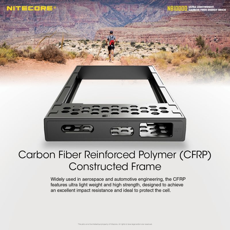 NITECORE NB10000 Batterie externe 10000mAh Double port USB USB-C Léger Chargeur portable Accessoire de voyage