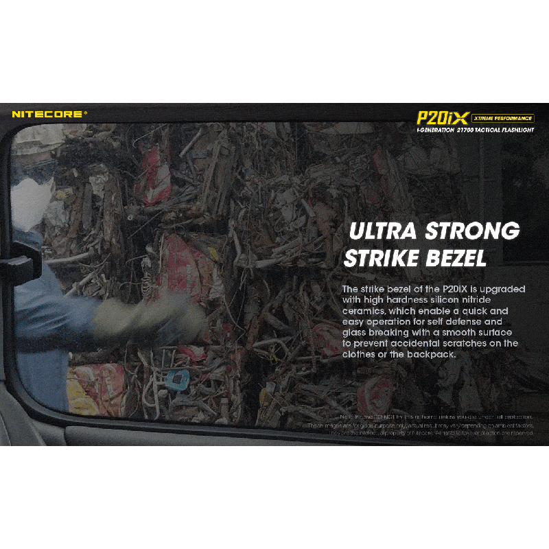 Nitecore P20IX Lampe Torche LED 4000 Lumens Haute Luminosité Rechargeable USB-C Lampe Tactique Durable