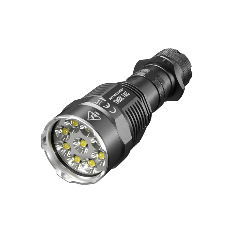 NITECORE TM9K TAC Lampe de Poche Rechargeable USB-C 9800 Lumens Ultra-brillante pour Aventures en Plein Air