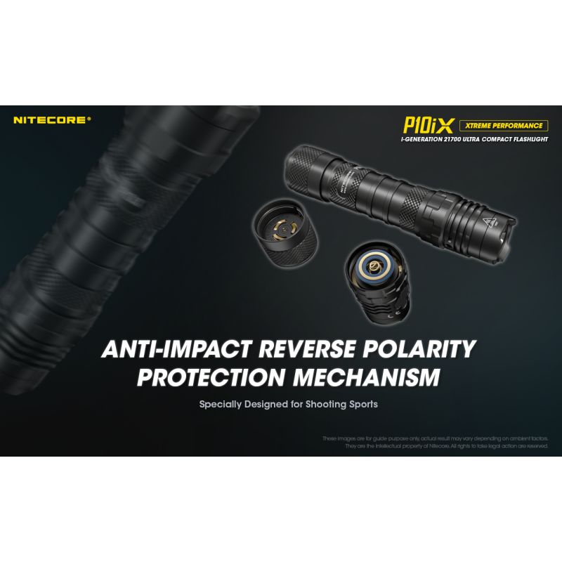 Lampe de poche Nitecore P10iX LED 4000 lumens lampe tactique puissante et compacte pour aventure et forces de l'ordre