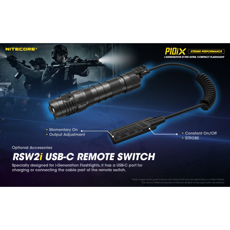 Lampe de poche Nitecore P10iX LED 4000 lumens lampe tactique puissante et compacte pour aventure et forces de l'ordre