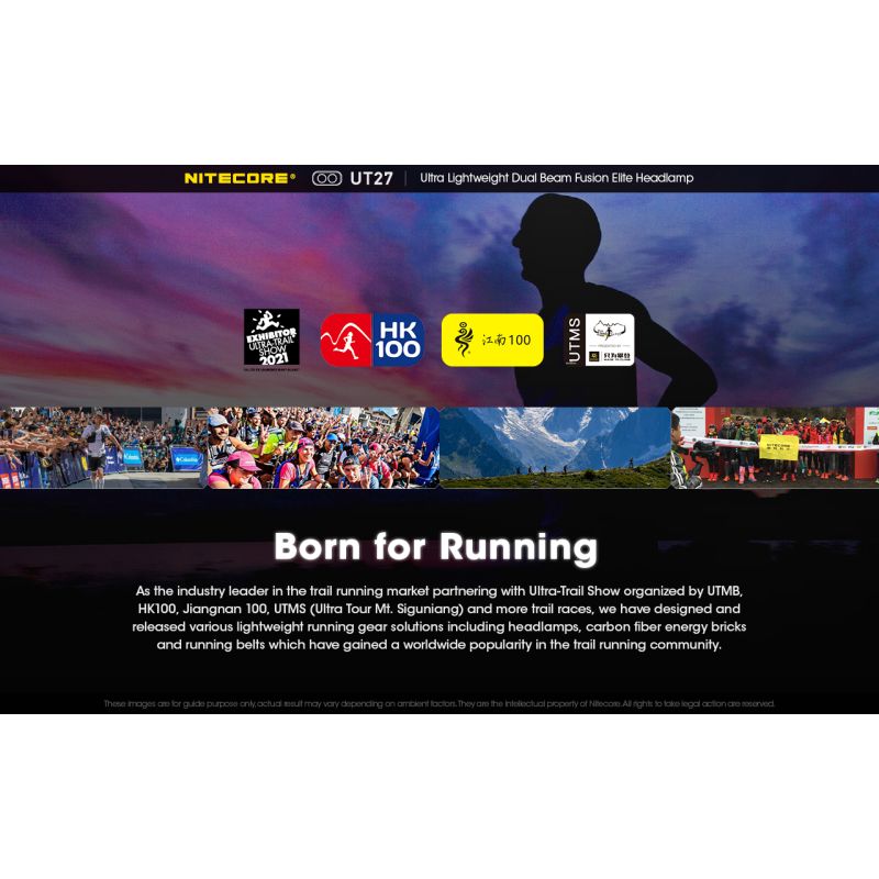 Nitecore UT27 Phare LED 520 lumens Conception robuste Haute performance Aventures nocturnes Polyvalent