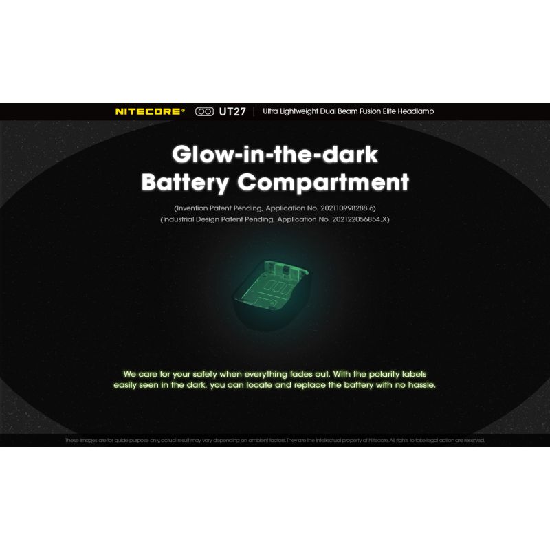 Nitecore UT27 Phare LED 520 lumens Conception robuste Haute performance Aventures nocturnes Polyvalent