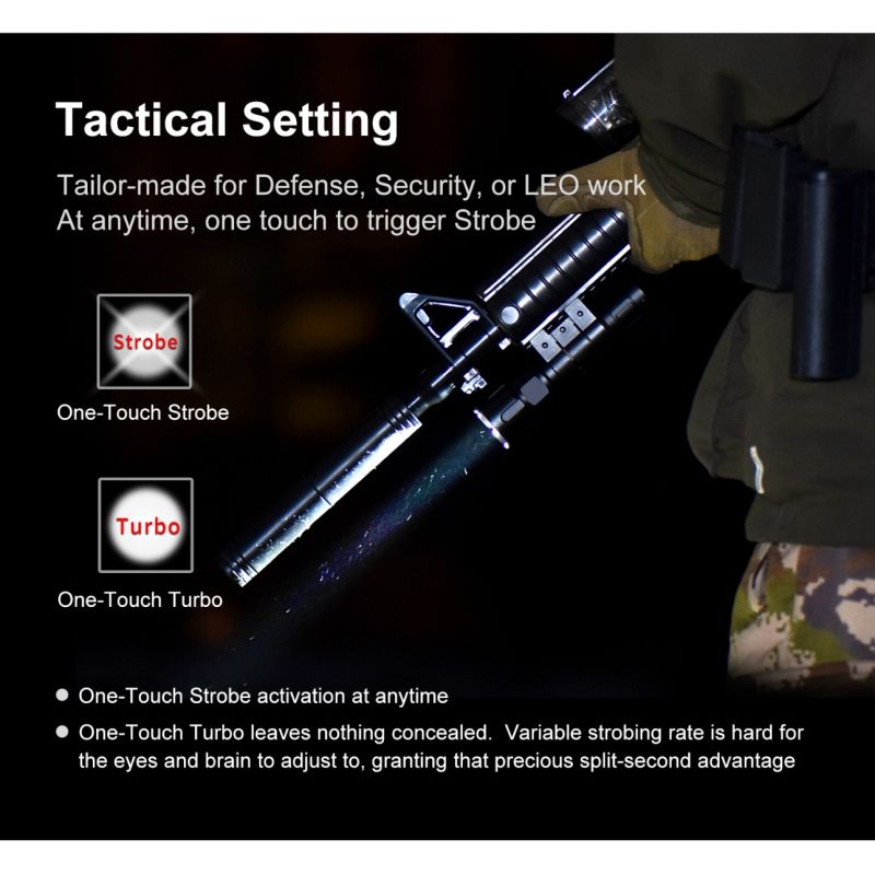 Klarus XT11GT PRO V2.0 3300 lumens lampe de poche rechargeable USB-C pour aventure en plein air éclairage fiable