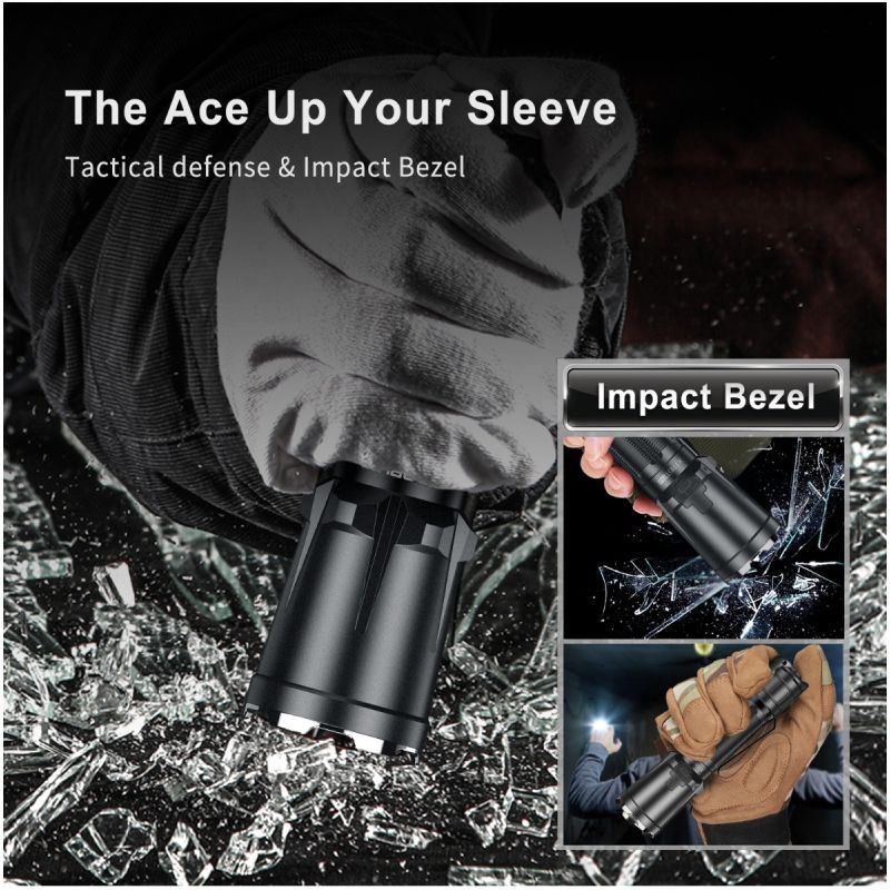 Klarus XT11GT PRO V2.0 3300 lumens lampe de poche rechargeable USB-C pour aventure en plein air éclairage fiable