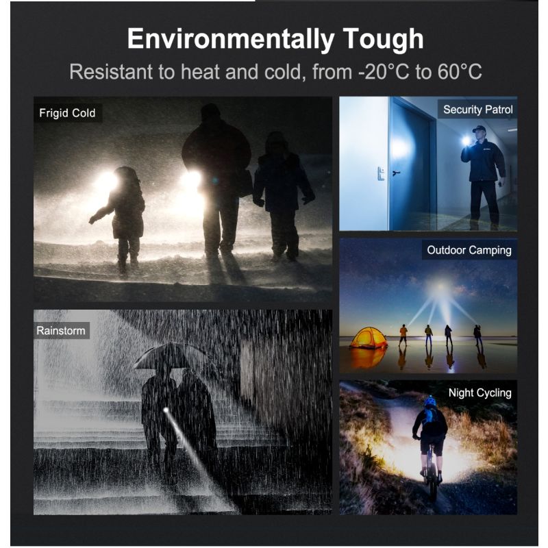 Klarus XT11GT PRO V2.0 3300 lumens lampe de poche rechargeable USB-C pour aventure en plein air éclairage fiable