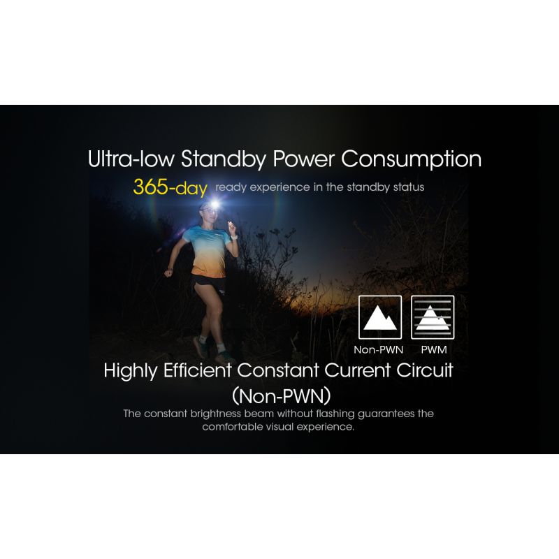 Lampe frontale rechargeable NITECORE NU43 1400 lumens lumière blanche et rouge pour camping en plein air