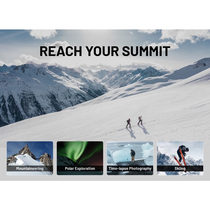 Nitecore Summit 10000: Power Bank Extrême -40°C, Légère Fibre Carbone, IPX5, USB-C Charge Rapide 20W Aventure