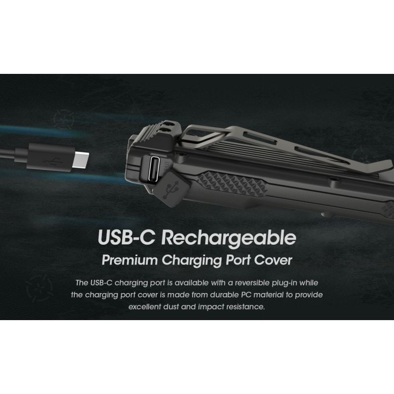 Lampe de poche compacte NITECORE EDC27 3000 lumens rechargeable aventure plein air éclairage portable