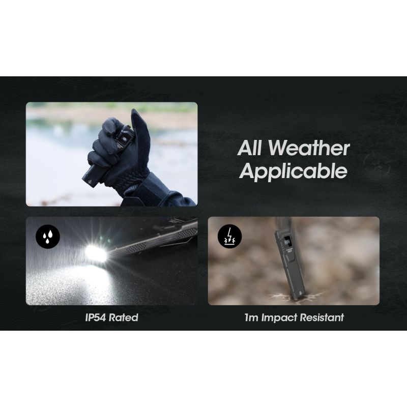 Lampe de poche compacte NITECORE EDC27 3000 lumens rechargeable aventure plein air éclairage portable