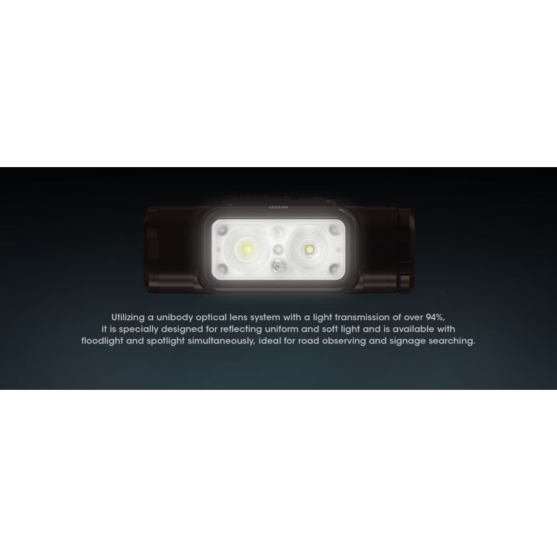 Lampe Frontale LED Nitecore NU50 1400 Lumens Éclairage Extérieur Batterie Intégrée Longue Autonomie