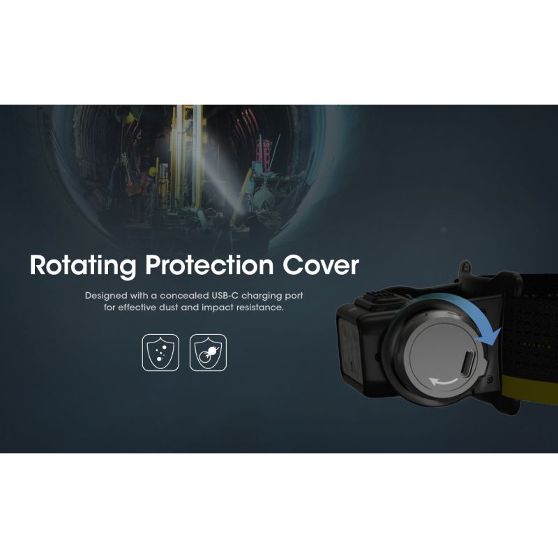 Lampe Frontale LED Nitecore NU50 1400 Lumens Éclairage Extérieur Batterie Intégrée Longue Autonomie