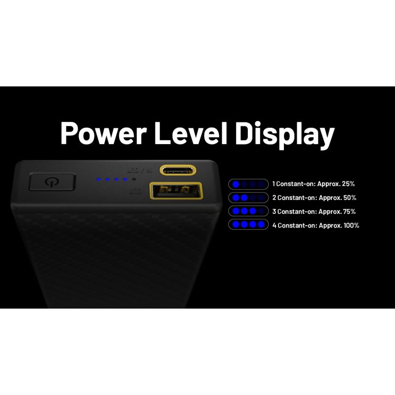 Nitecore Summit 20000mAh | Chargeur Portable Chauffant -40°C USB-C PD | Batterie Externe Extrême Froid