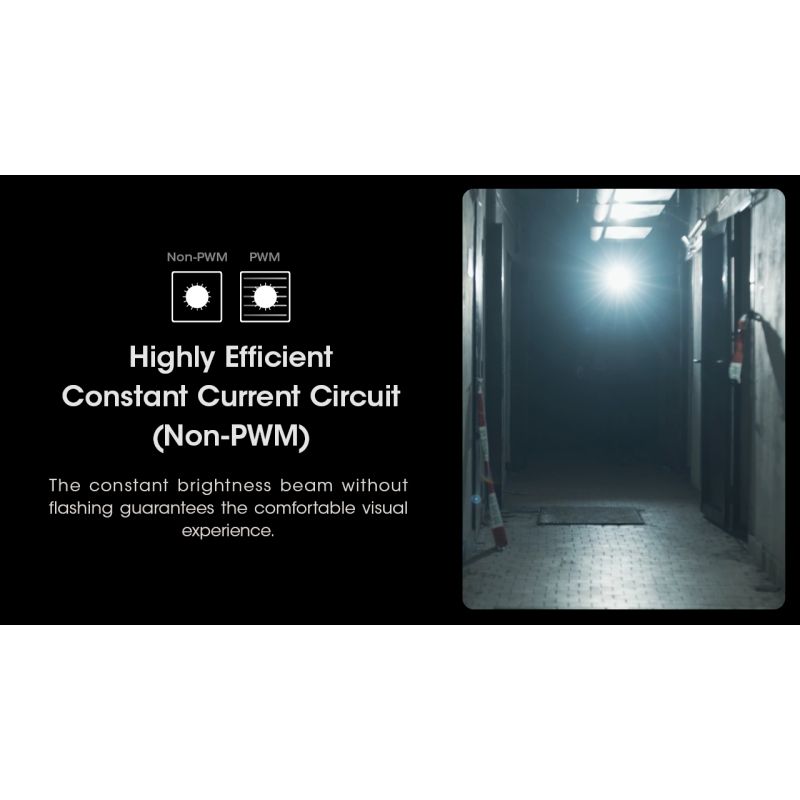 Nitecore MH12 Pro Lampe de poche 3300 lumens rechargeable USB-C idéale pour aventures en plein air et urgences