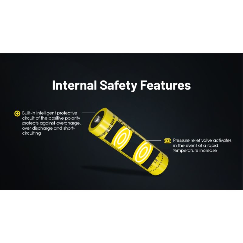 Batterie Rechargeable NITECORE NL2160HP 6000mAh USB-C Compacte et Légère pour Photographie et Camping