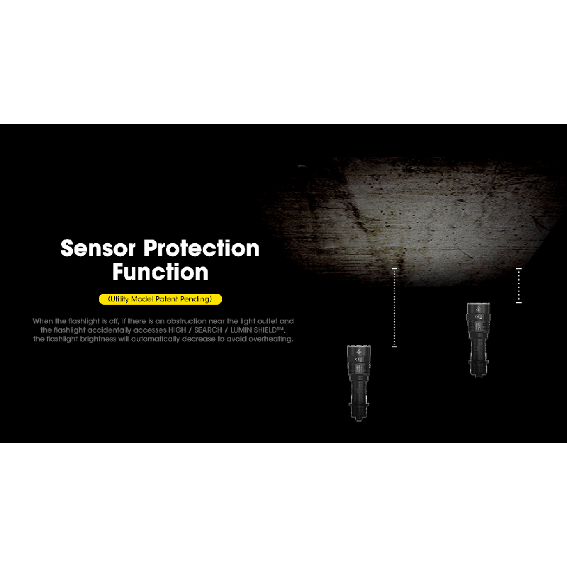 Lampe de poche Nitecore TM9K PRO 9900 lumens USB-C idéale recherche et sauvetage lampe haute performance