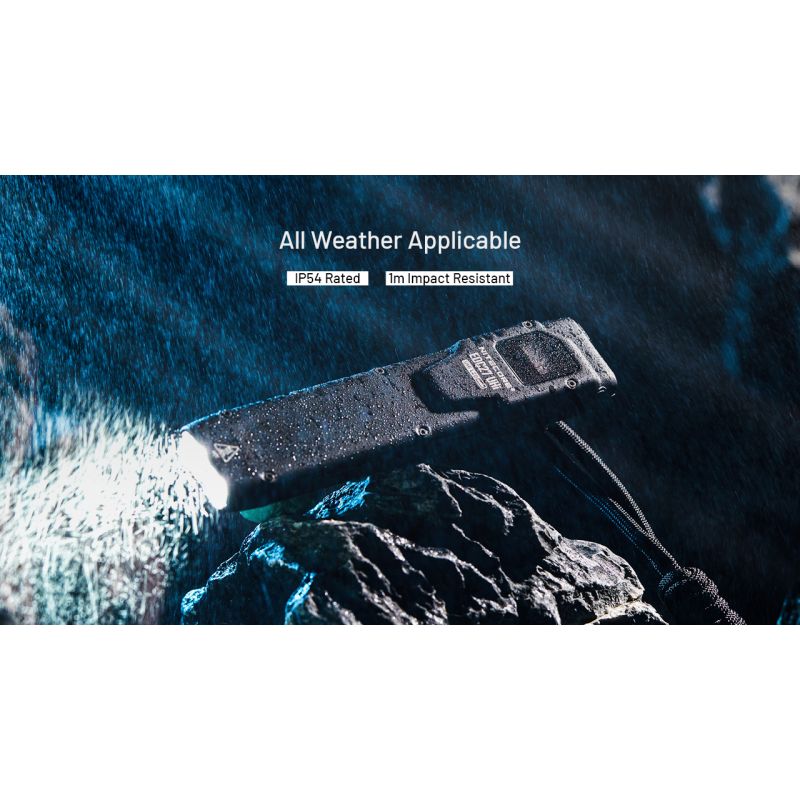 NITECORE EDC27 UHi Lampe de poche rechargeable USB-C 3100 lumens compacte puissante pour équipement extérieur