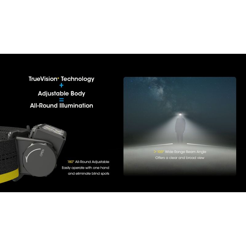 Lampe frontale rechargeable Nitecore HC60 UHE 1600 lumens 