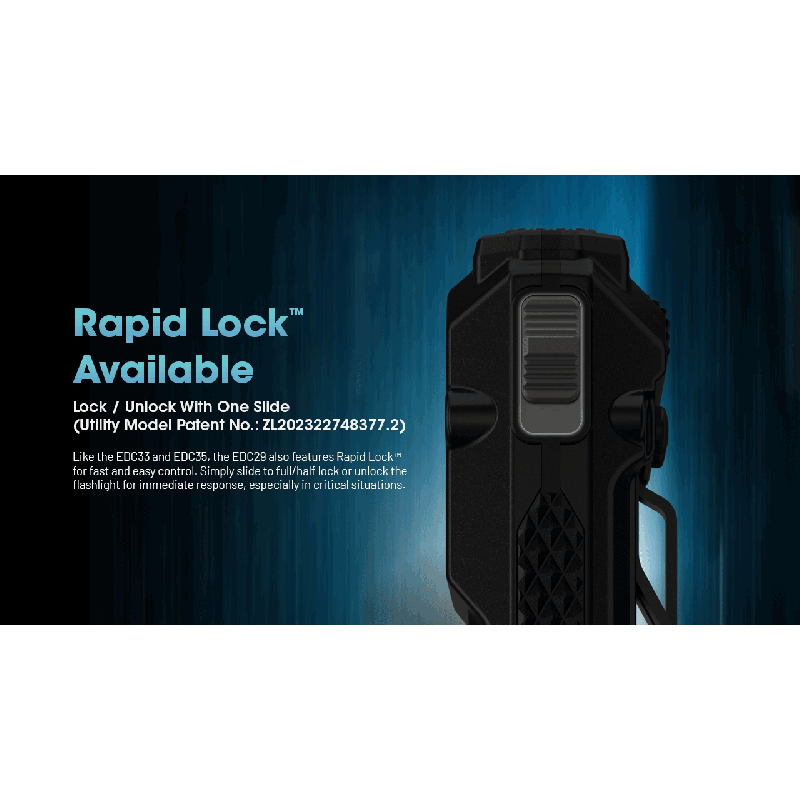 Lampe de poche NITECORE EDC29 6500 lumens rechargeable USB-C lampe de tous les jours visibilité longue portée