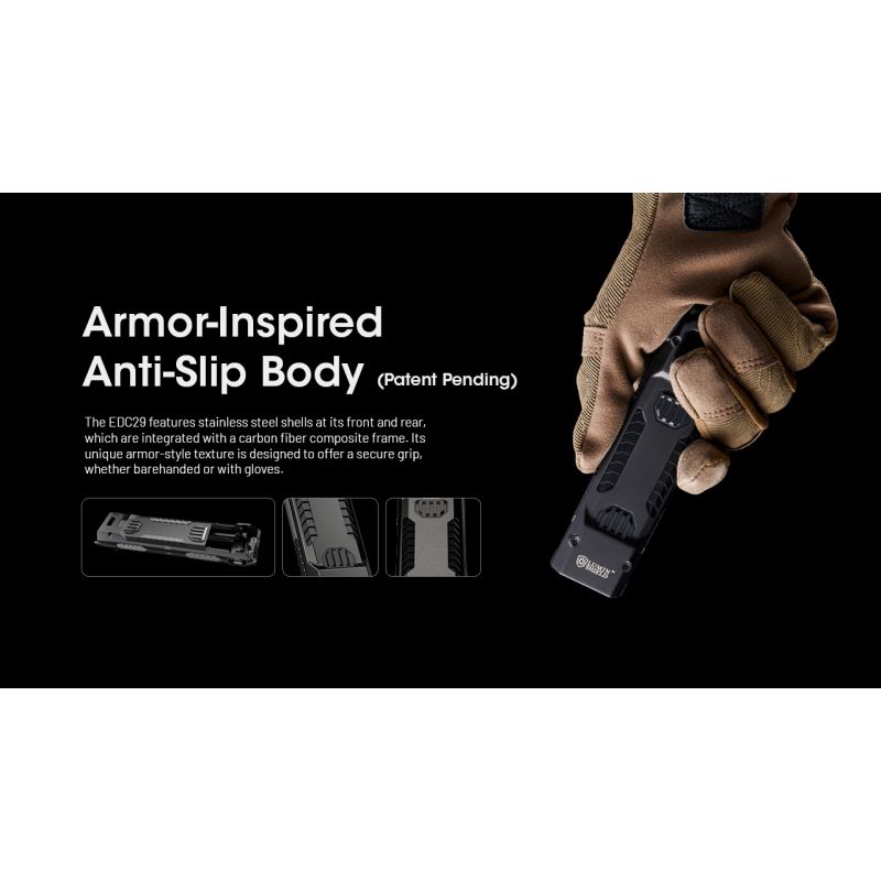 Lampe de poche NITECORE EDC29 6500 lumens rechargeable USB-C lampe de tous les jours visibilité longue portée