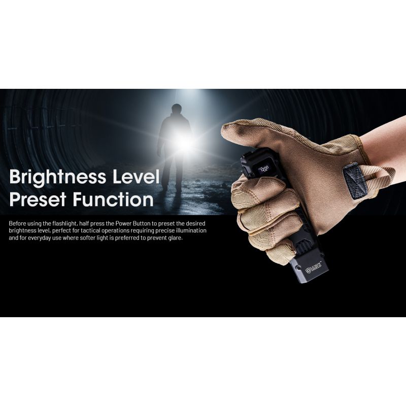 Lampe de poche NITECORE EDC29 6500 lumens rechargeable USB-C lampe de tous les jours visibilité longue portée