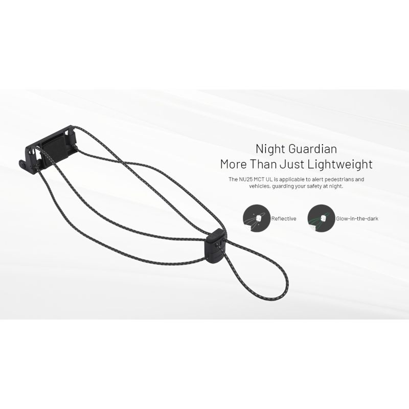 NITECORE NU25 MCT UL Lampe Frontale 400 Lumens Rechargeable USB-C Lampe de Randonnée et Camping Polyvalente et Légère